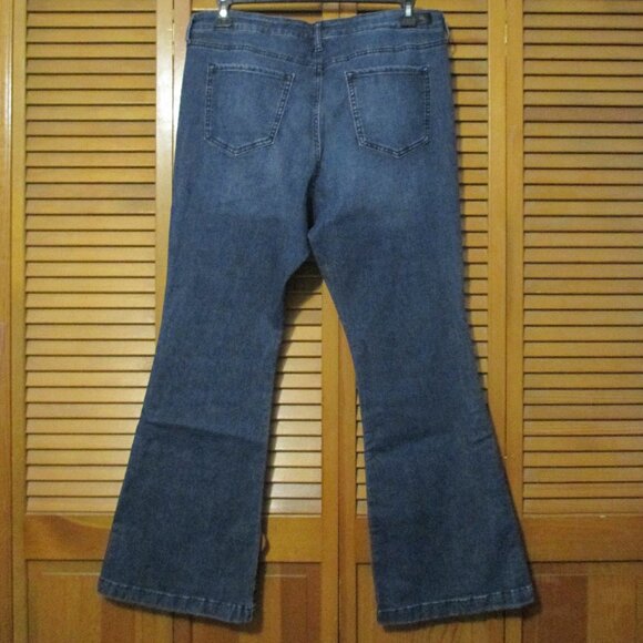 Sofia Vergara Jeans Melisa Flare blue jeans with stretch great condition sz 18S - Picture 8 of 10